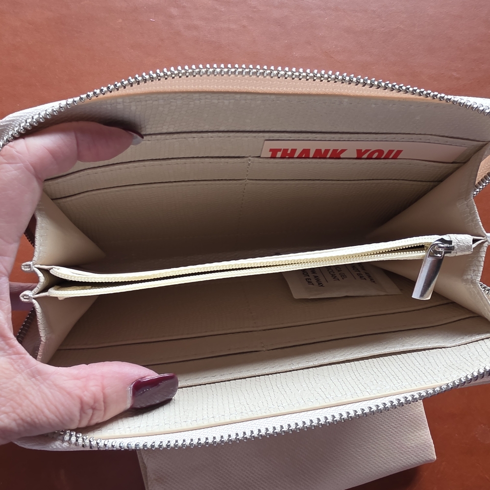 COACH Gray Textured Wallet - Picture 2 of 3